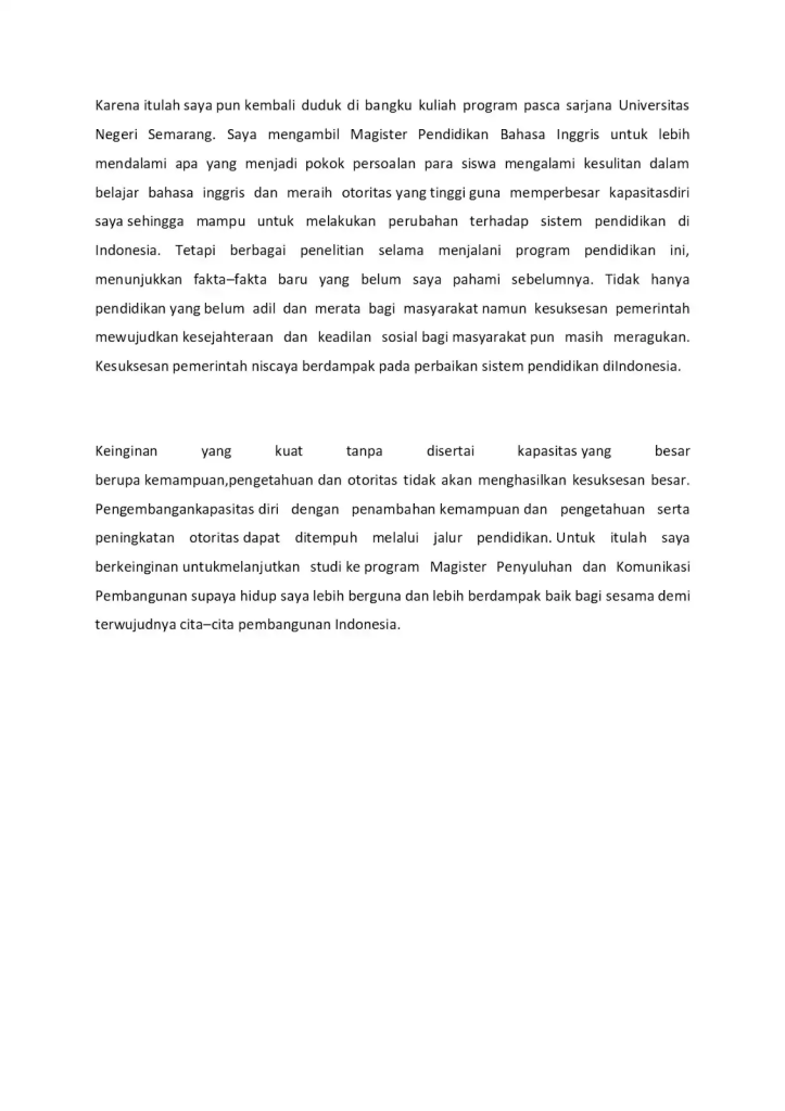 Contoh essay beasiswa LPDP | Sumber: Tirto ID